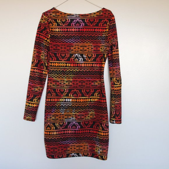 Ripe Patterned Bandage Dress - Picture 3 of 5